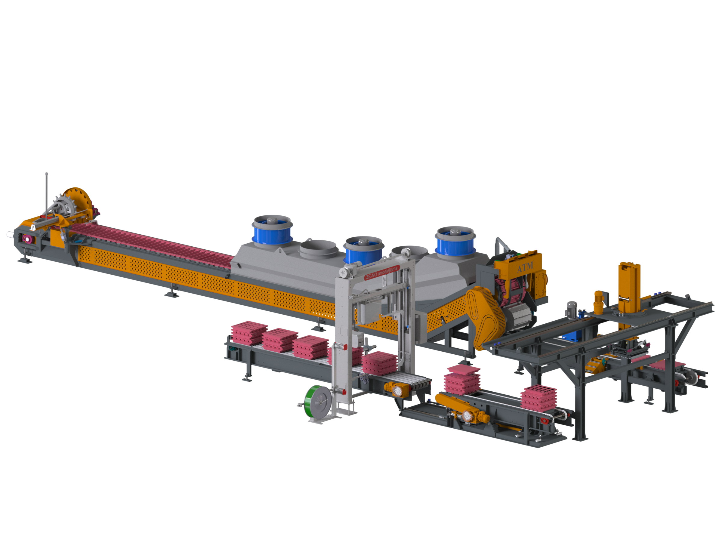 Ingot Stacking and Strapping System